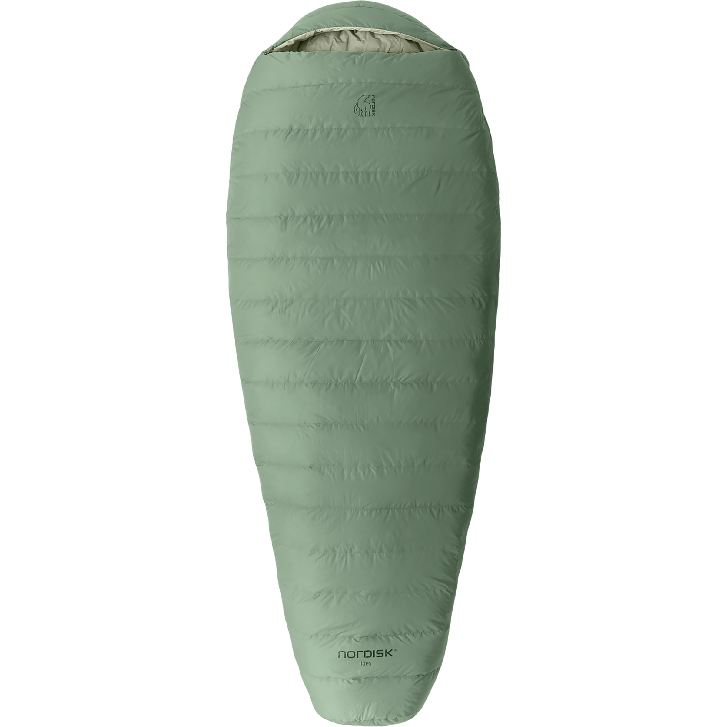 Nordisk Ides ±0° Wide Mummy Schlafsack Daunenschlafsäcke gruen Größe max. 190cm Trekking Isolierend Daune