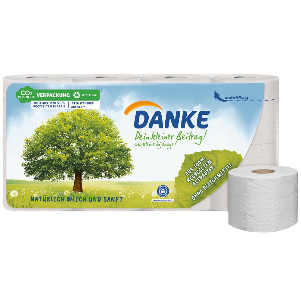 DANKE Toilettenpapier 3-lagig 10630