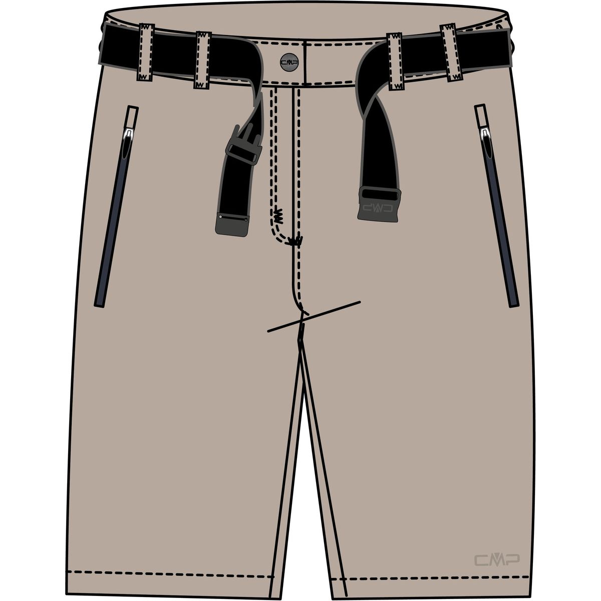 CMP Woman Bermuda sabbia-antracite (18PV) 48 3T59136-18PV-48
