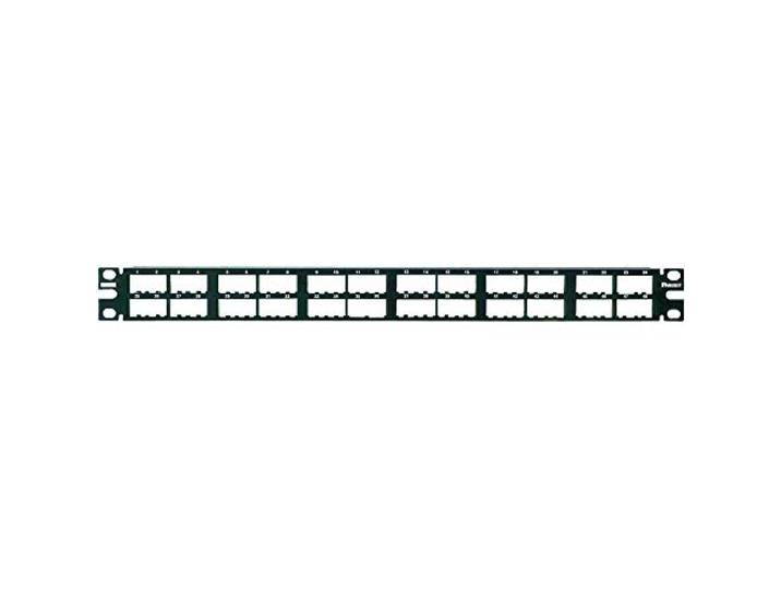 Panduit cpp48hdwbly 48-Port Flach High-Density Patch Panel, schwarz
