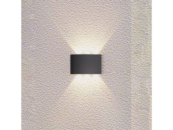 Searchlight Außenwandleuchte Shadows, schwarz, Aluminium, Modern, Wandlampe