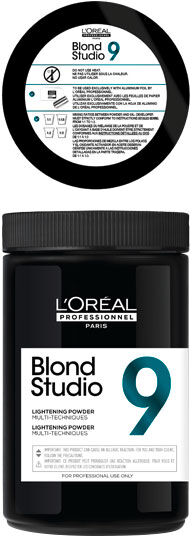 500g L'Oréal Professionnel Paris BLOND STUDIO 9 Multi-Technik Blondierpulver
