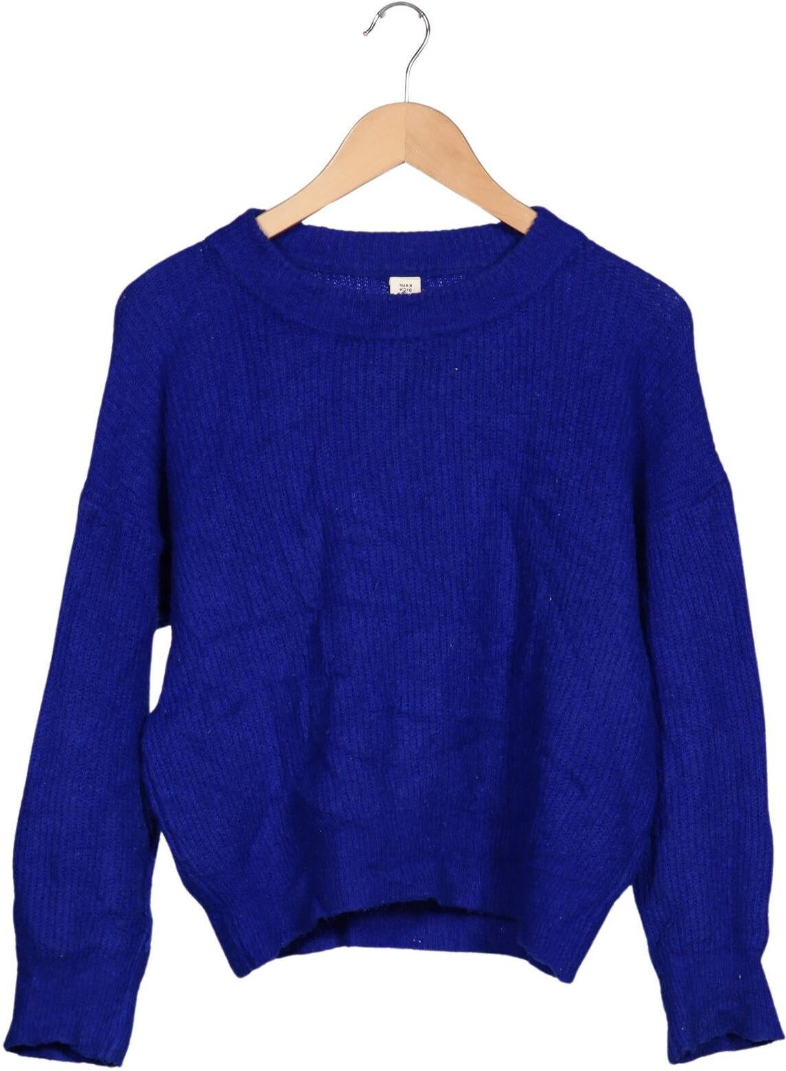 Kauf dich glucklich Damen Pullover, Blau, Gr. S, Synthetik / Alpaka / Wolle / Viskose - Second Hand