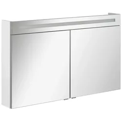Spiegelschrank B. Clever mit LED 2-türig ca. 120x71 cm Weiß
