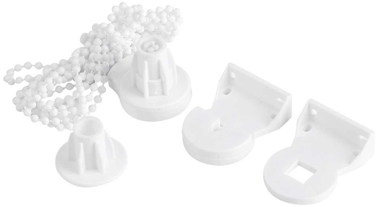 Reparatieset voor 25mm rolgordijn met zonneschermkoppeling, zijpoelie en ketting