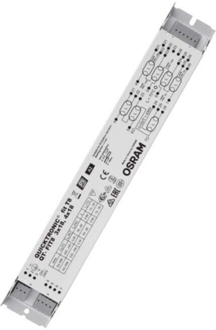 OSRAM Ballasts électroniques EVG QT-FIT83/4X18220-240 (4008321294302)
