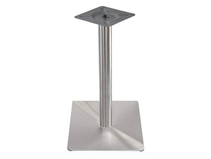 ONPIRA Tischgestell Single Edelstahl Quadratisch 45 x45 cm Untergestell Tischfuß Bistrotisch Bistro Gastro Tisch