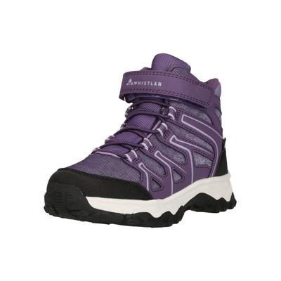 Stiefel WHISTLER "Waylon", Mädchen, Gr. 38, lila (lila, schwarz), Kunstfaser, Lederimitat, Schuhe Stiefel, mit wasserdichtem Material