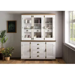 Buffet Mango 160x50x210 weiß lackiert TOULOUSE #116
