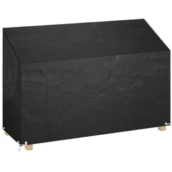 vidaXL Abdeckung für Gartenbank 8 Ösen 190x70x70/88 cm Polyethylen