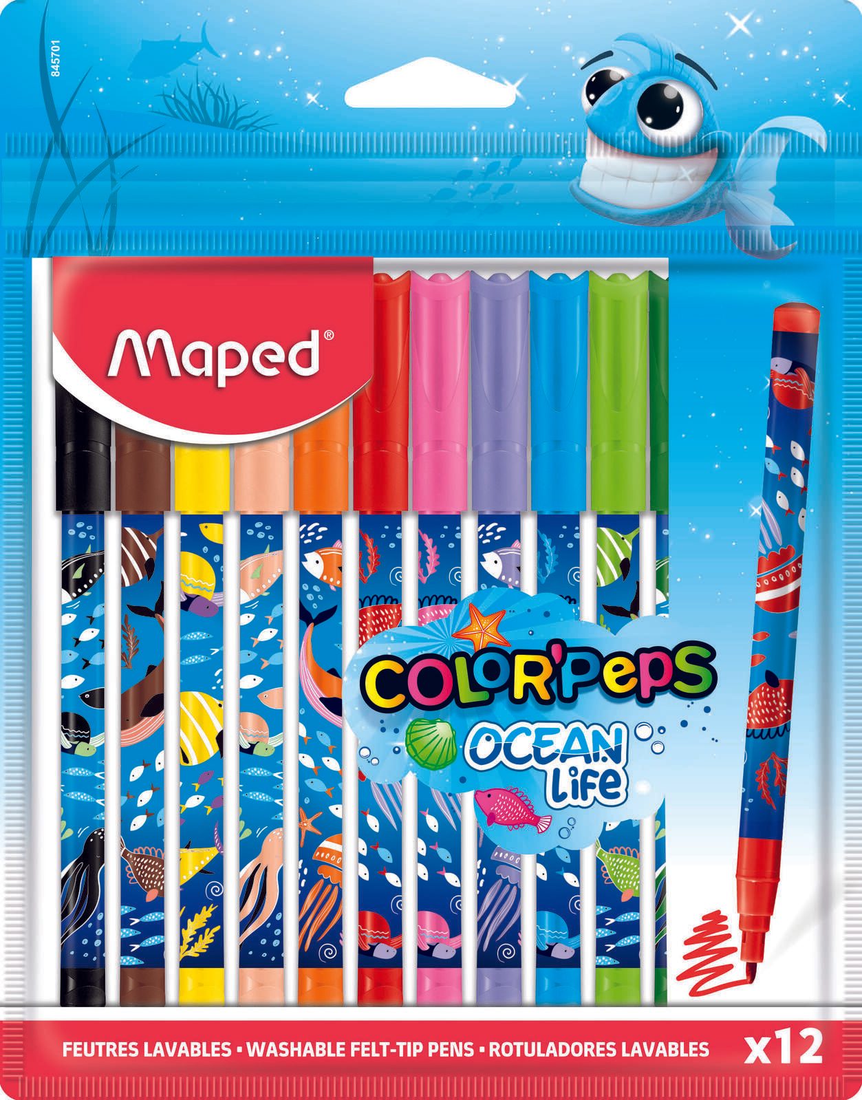 maped Filzstifte Mehrfarbig 2.0 mm 845701
