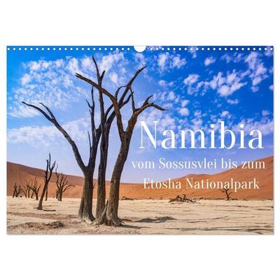 Namibia - Vom Sossusvlei bis zum Etosha Nationalpark (Wandkalender 2027 DIN A3 quer), CALVENDO Monatskalender