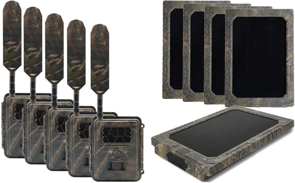 SEISSIGER Base-Cam LTE SUPERSIM-Edition + panneau solaire 5er Pack