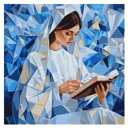 Ideyka Malen nach Zahlen - Ruhiges Lesen 40x40cm (66128975)