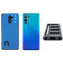 Kaputt.de Huawei P30 Pro Backcover Aurora (blau-türkis) - Premium-Set (Huawei P30 Pro), Mobilgerät Ersatzteile, Blau, Türkis