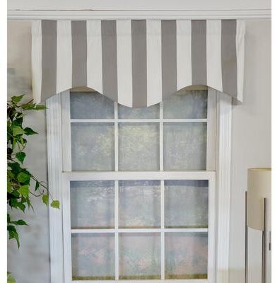 RLF HOME Cabana Stripe Cornice Valance