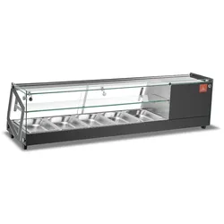 Gasfrit – Kühlvitrine für Tapas mit 8 GN-Behältern, 2 Ebenen