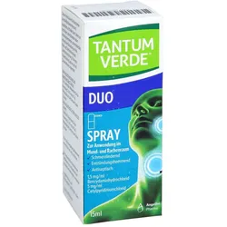 Tantum verde duo 1,5 mg/ml + 5 mg/ml zur Anwendung in der Mundhöhle
