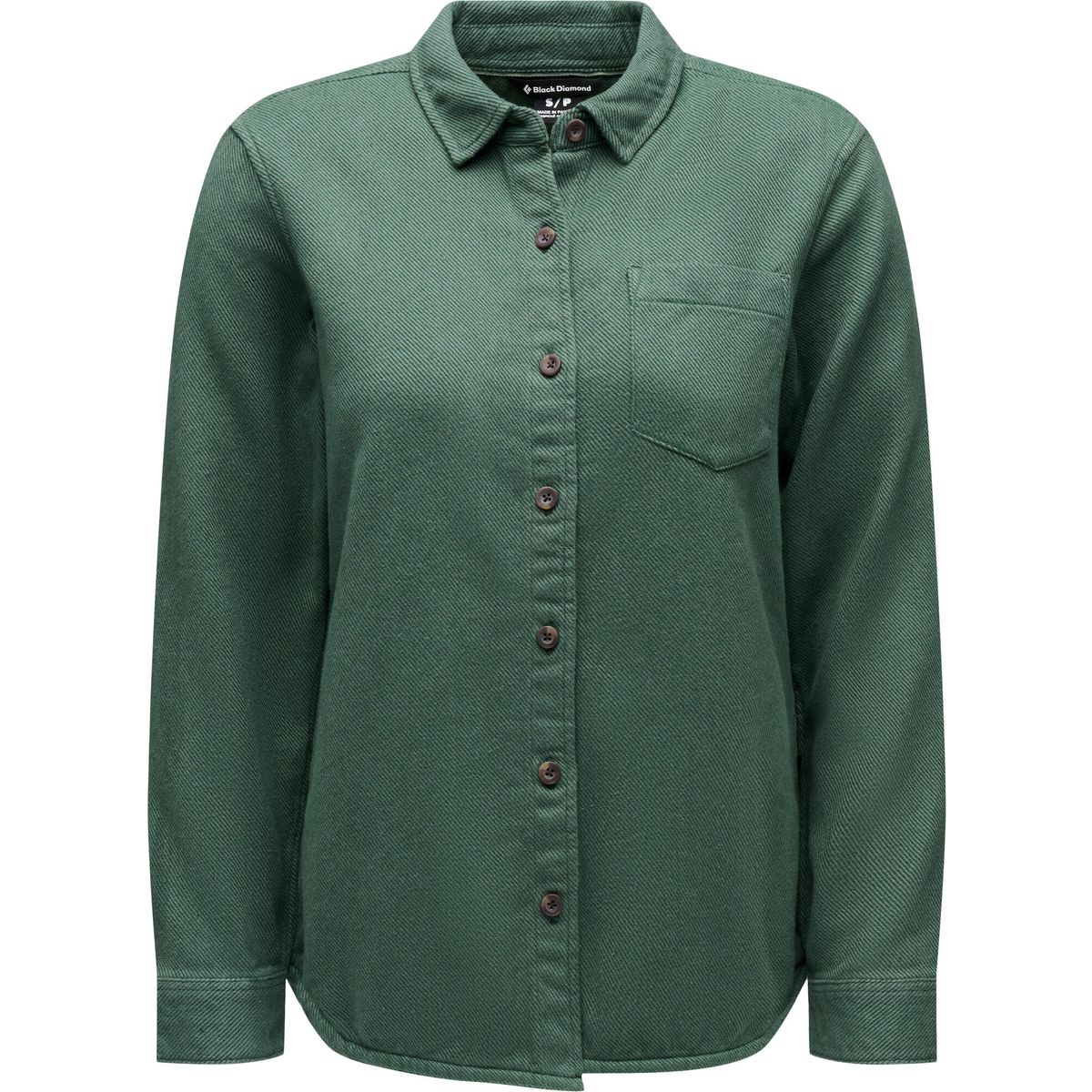 Black Diamond W Project Flannel laurel green (3053) XSM AP7440663053XSM1