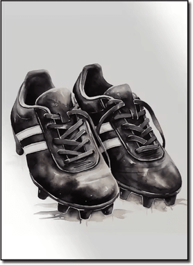 Inspire Picks Personalized Football Player Poster Custom Football Wall Art For Boys & Sports Fans dd063 02 40x50cm