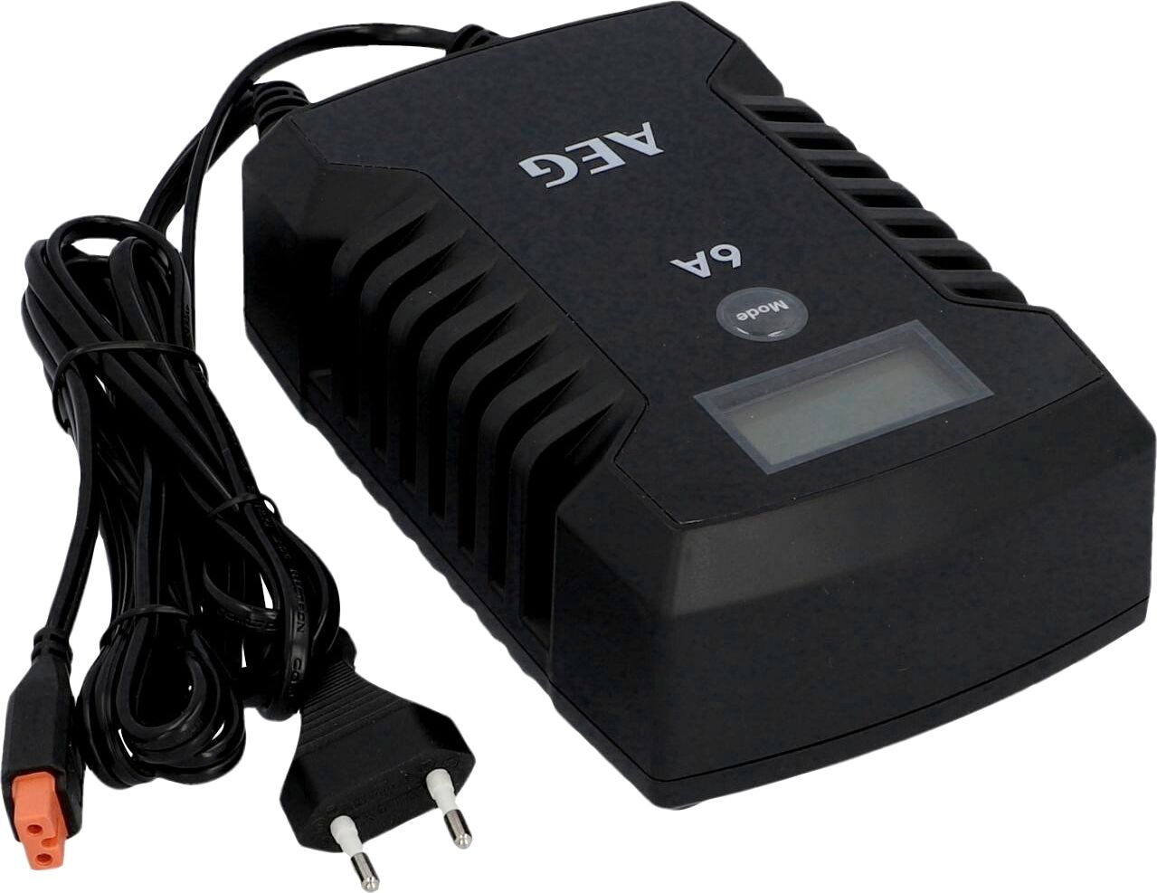 Autobatterie-Ladegerät AEG "LD6", schwarz (weiß, neutral), B:12,8cm H:10,2cm T:26,8cm, Kunststoff, Ladegeräte, Autobatterie-Ladegerät, Topseller