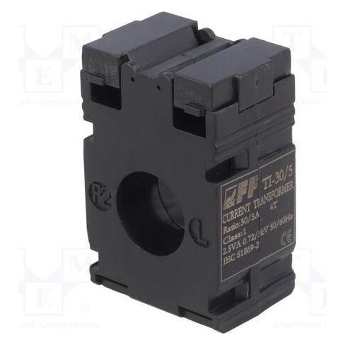 F&R Stromwandler 1VA Klasse 0,5 für Kabel und Bus fi22+30/25/20x10mm TI-30-5 (TI-30-5)