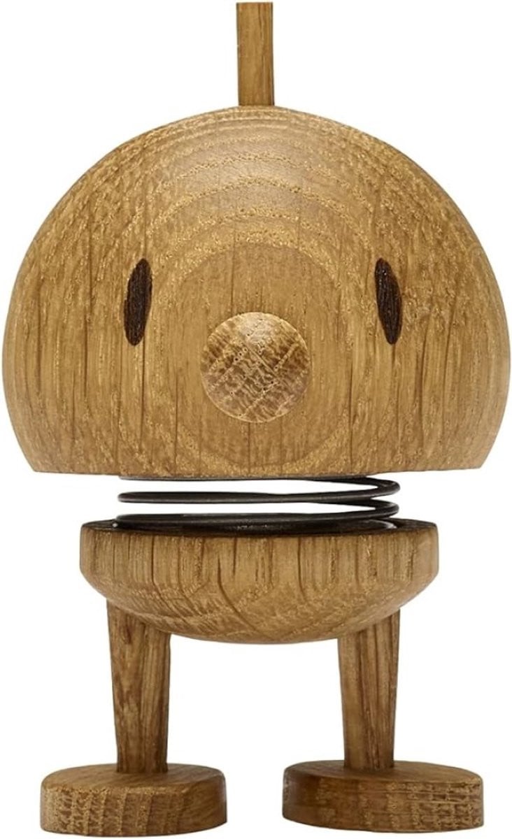 Hoptimist Bumble Wobbelbeeldje - Eiken Houten Bureaublad Decoratie