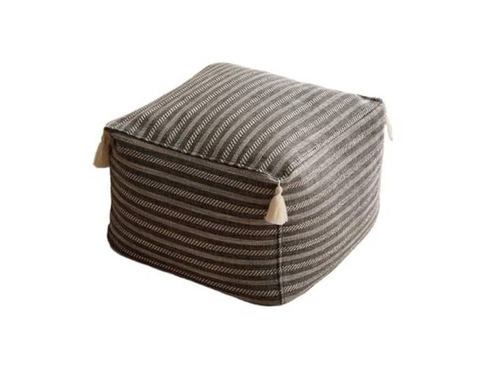 XXAD553TY Sofahocker aus Baumwolle und Leinen, geeignet for Schlafzimmer Kleiderschrank(Grigio,Groß)
