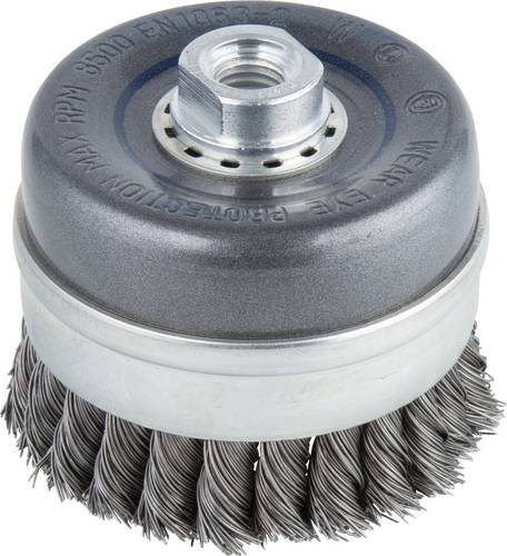 Wolfcraft Stahldraht-Topfbürste WS gez. M14 Ø 90mm 2150000 1St.