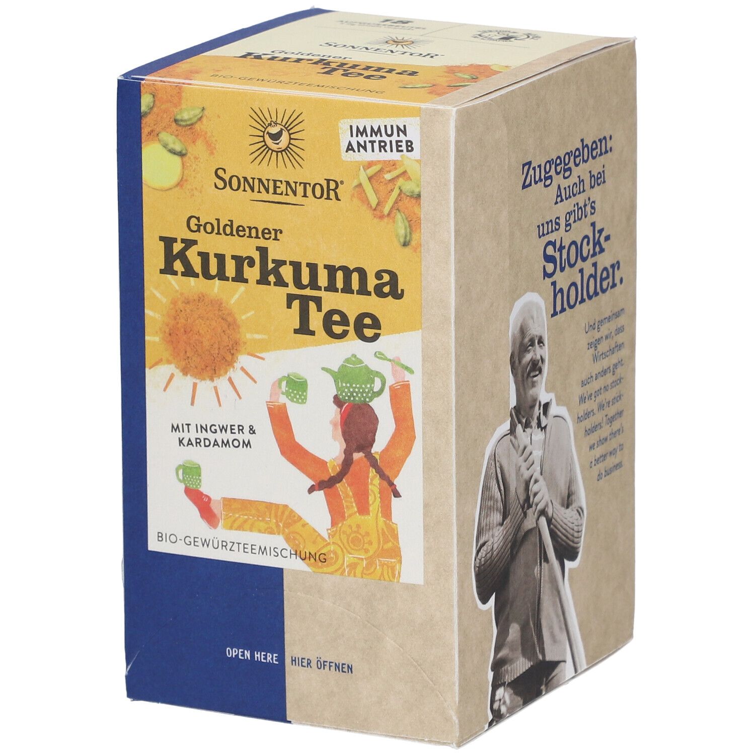 Sonnentor Kurkuma TEE Gold Bio 18 St Filterbeutel