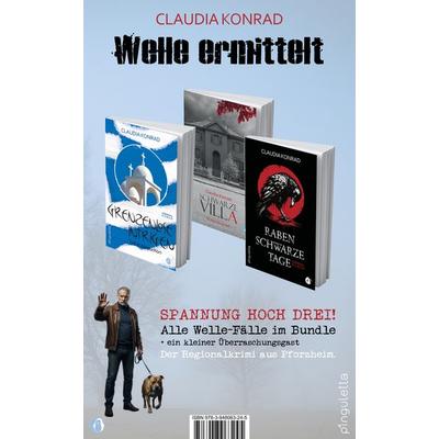 Welle ermittelt - Der Welle 3Pack, Taschenbuch von Claudia Konrad, Pinguletta Verlag, 978-3-948063-24-5