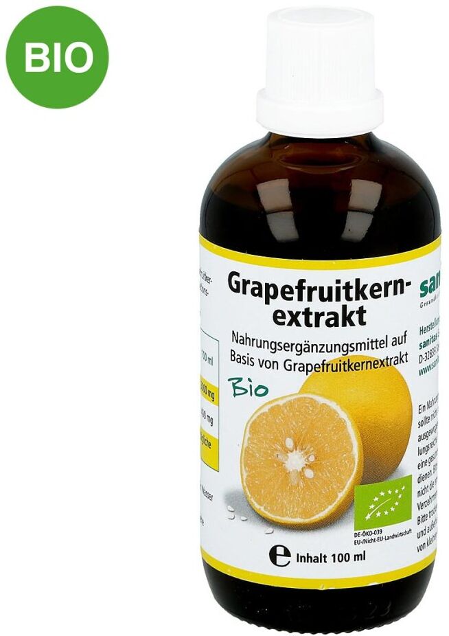 Sanitas Grapefruit Kern Extrakt Bio Lösung 100ml
