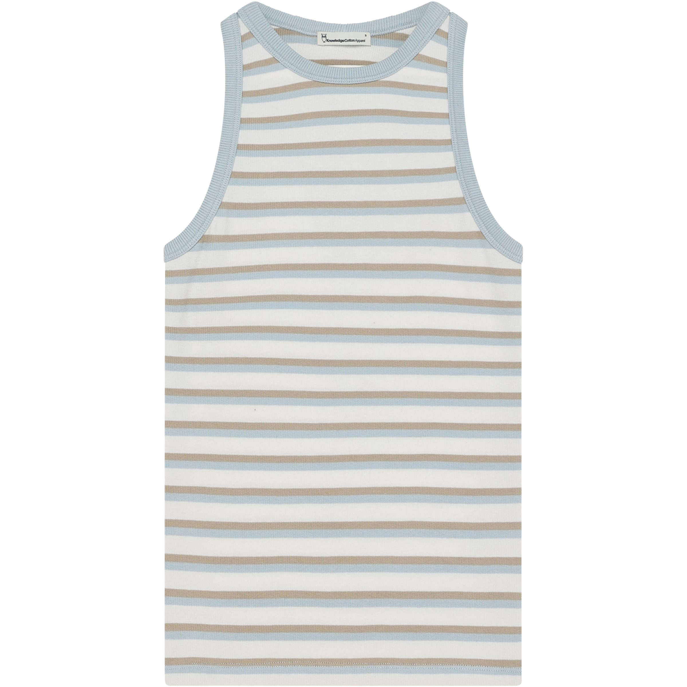 KnowledgeCotton Apparel Racer Rib Top Damen Tanktops mehrfarbig Größe L Lifestyle Elastisch