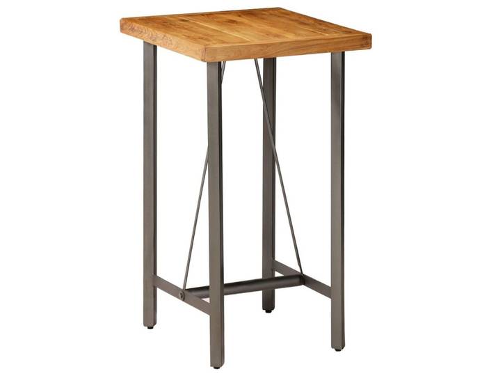 vidaXL Esstisch Bartisch Recyceltes Massivholz 60x60x107 cm (1-St)