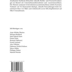 M&A unter geänderten Vorzeichen, Fachbücher von Hans-Jakob Diem, Matthias Wolf