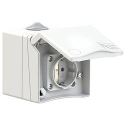 PCE 8630v Aufputz-Steckdose ballwurfsicher IP44 Weiß