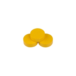 Halmakegel.com Scheibe - Uranus - 21x7mm - gelb 256483