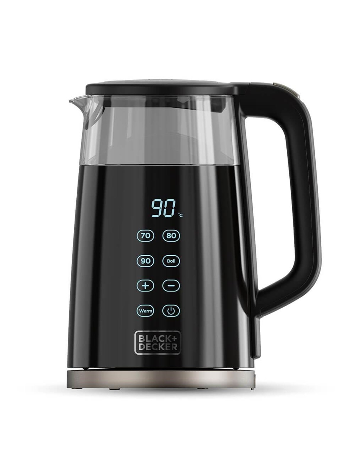 Black & Decker Wasserkocher Kettle Glass Black 1.7L - Schwarz - 2200 W