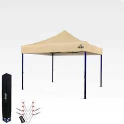 Verkaufsstand 3x3m - ohne 3 Wänden - Beige