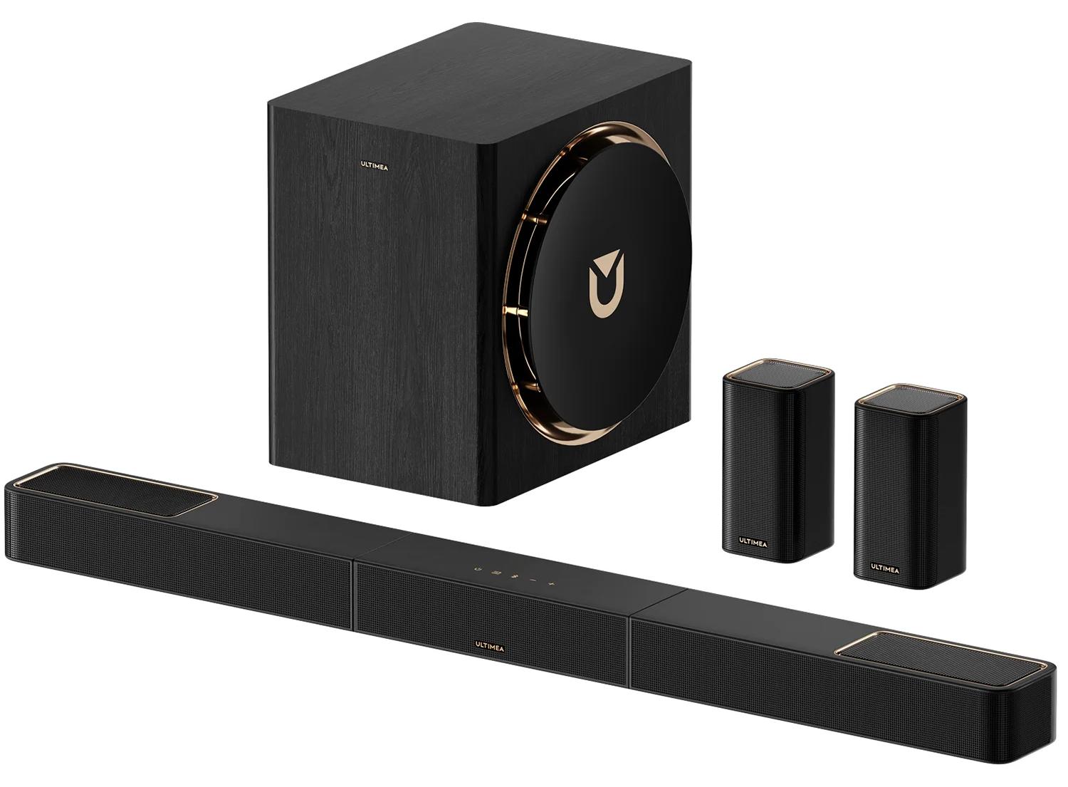 Skywave X60 Soundbar - 840 W - 7.1.4-Kanal - Dolby Atmos - Kabelloser 20-cm-Subwoofer - 2 Lautsprecher
