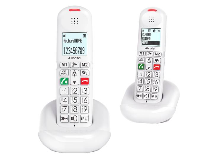 Téléphone sans-fil XL 685 Duo Blanc ALCATEL
