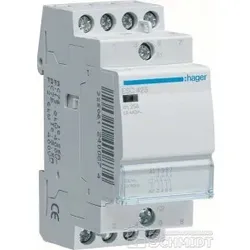 Hager ESC425 - Installationsschütz 230V / 25A - 4 Schließer
