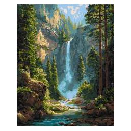 Ideyka Malen nach Zahlen - Majestätischer Wasserfall (78585274)