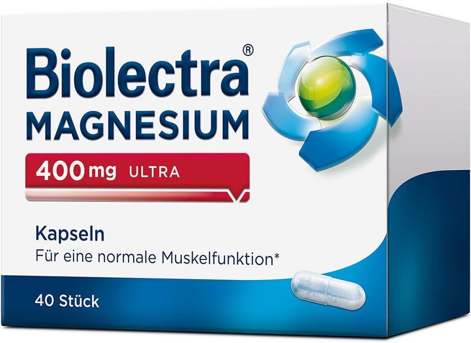 Biolectra Magnesium 400 mg Ultra Kapseln 40stk