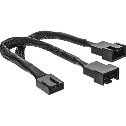 InLine 0.15m Y Kabel 4pol Molex 1x Stecker auf 2x Buchse Stecker für Lüfter (33328Y)