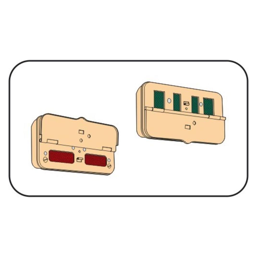 CMK German WWII distance rear lights NOTEK (129-B35037)