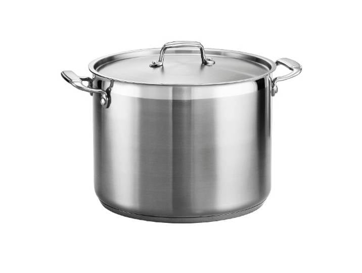 Tramontina 80120/000DS Tramontina Gourmet Suppentopf mit Deckel, Edelstahl Suppentopf 16-Quart edelstahl
