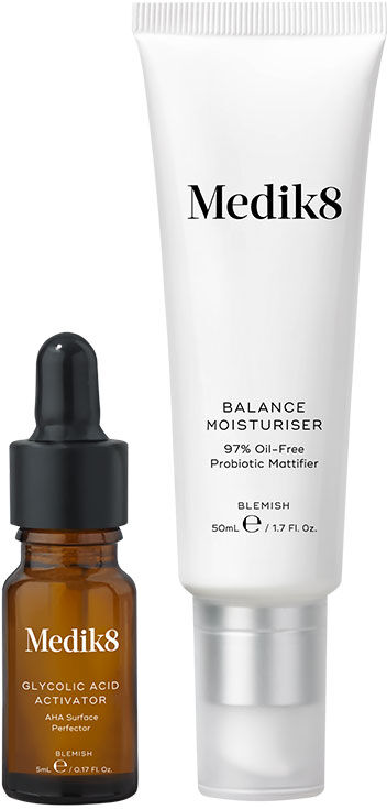 Medik8 Balance Moisturiser with Glycolic Acid Activator 50ml