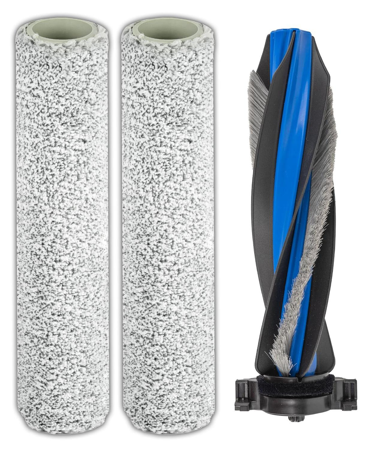 Dripio Vervangende rolborstel en 2 microvezeldoeken voor T90 PRO OMNI en X12 OMNICYCLONE