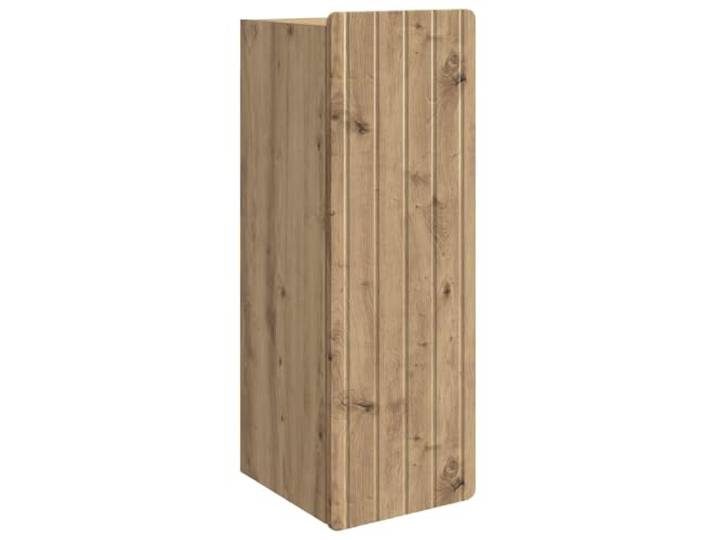 Wandschrank 33 x 34,5 x 94 cm Holzwerkstoff Artisan-Eiche mit Pendeltüren Vintage-Look, 90-Grad-Pendeltüren, praktische Regalböden, vielseitig einsetzbar, einfache Reinigung
